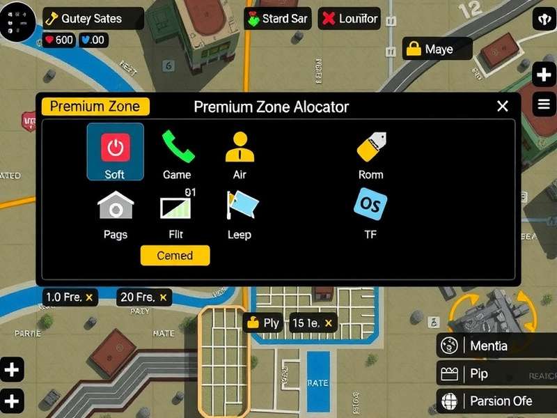 Premium Zone Allocator Gameplay Screenshot